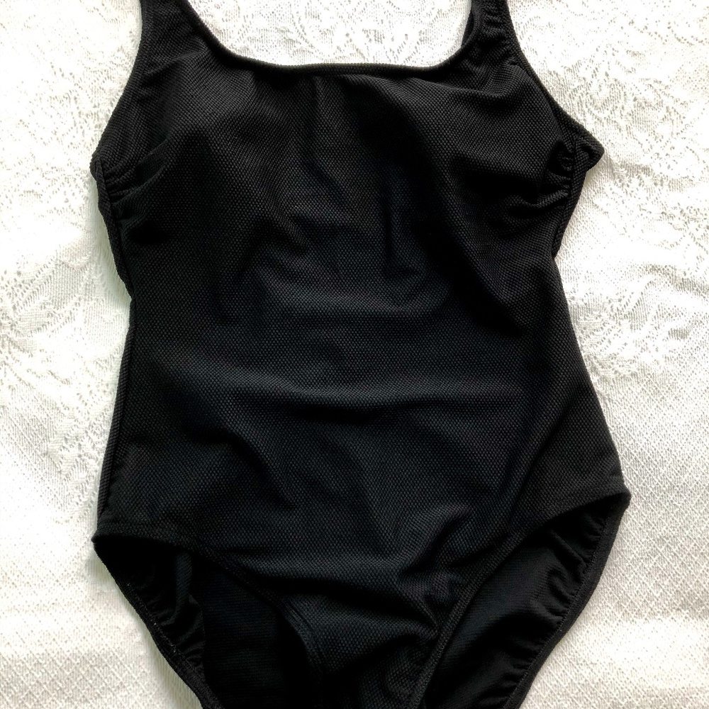 Black One Piece Swimsuit